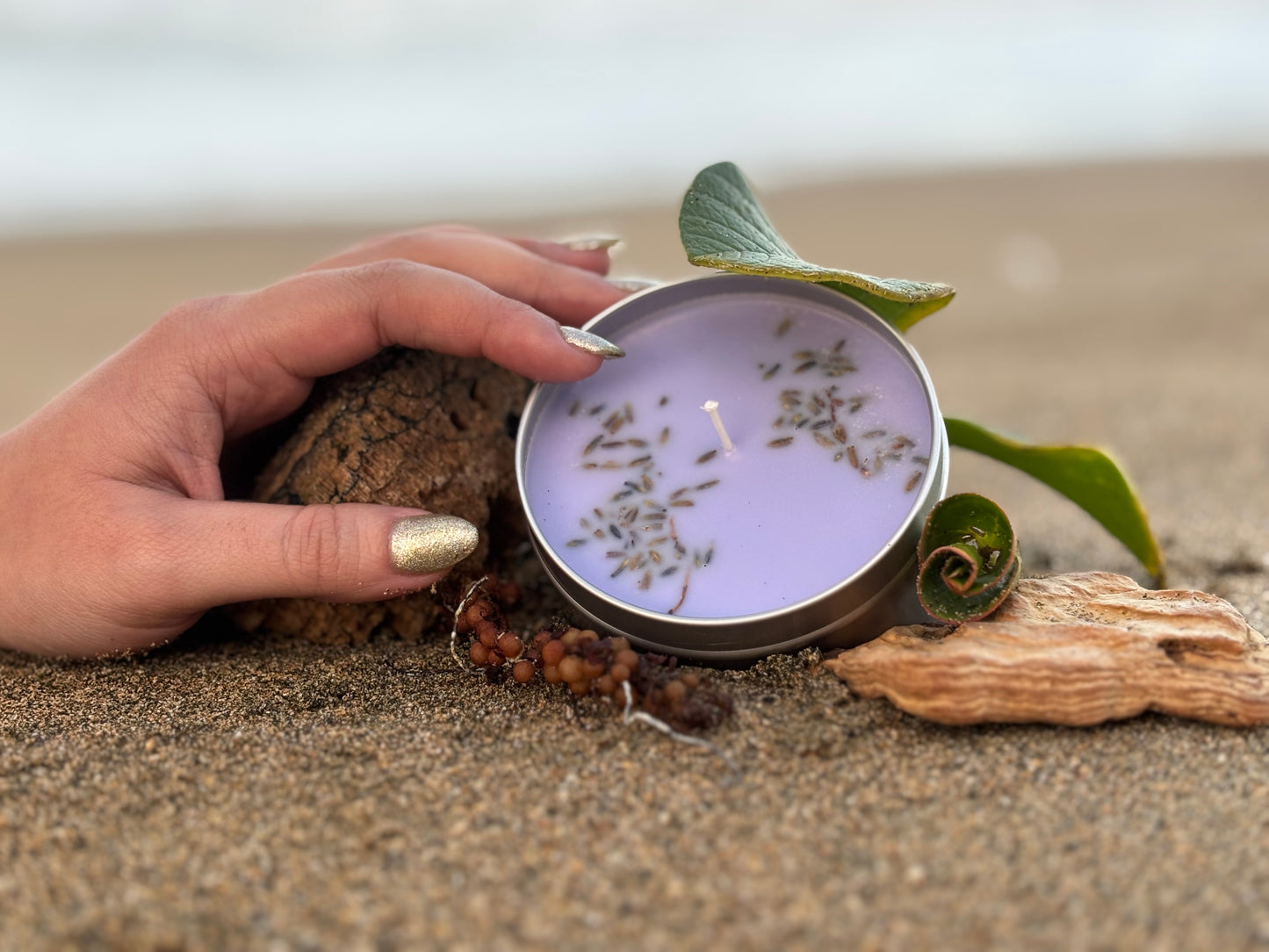 Vela Artesanal de Lavanda