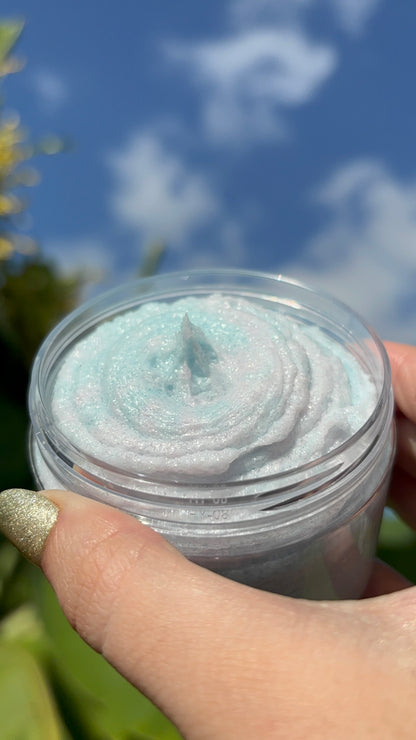Natural Body Foaming Sugar Scrub “Baby”