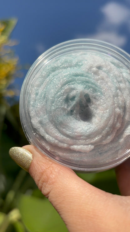 Natural Body Foaming Sugar Scrub “Baby”
