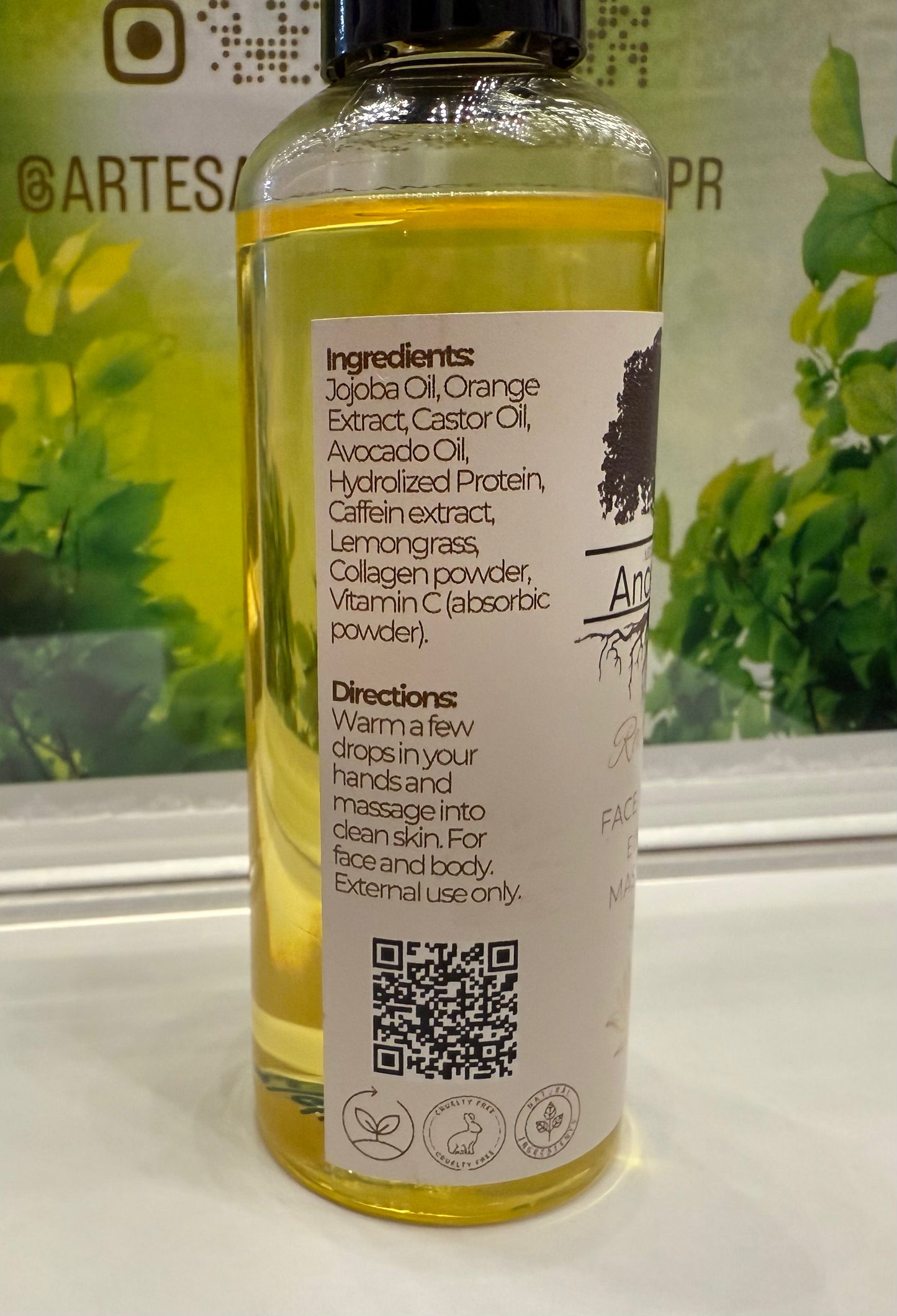 Citric Face & Body Elixir Massange Oil